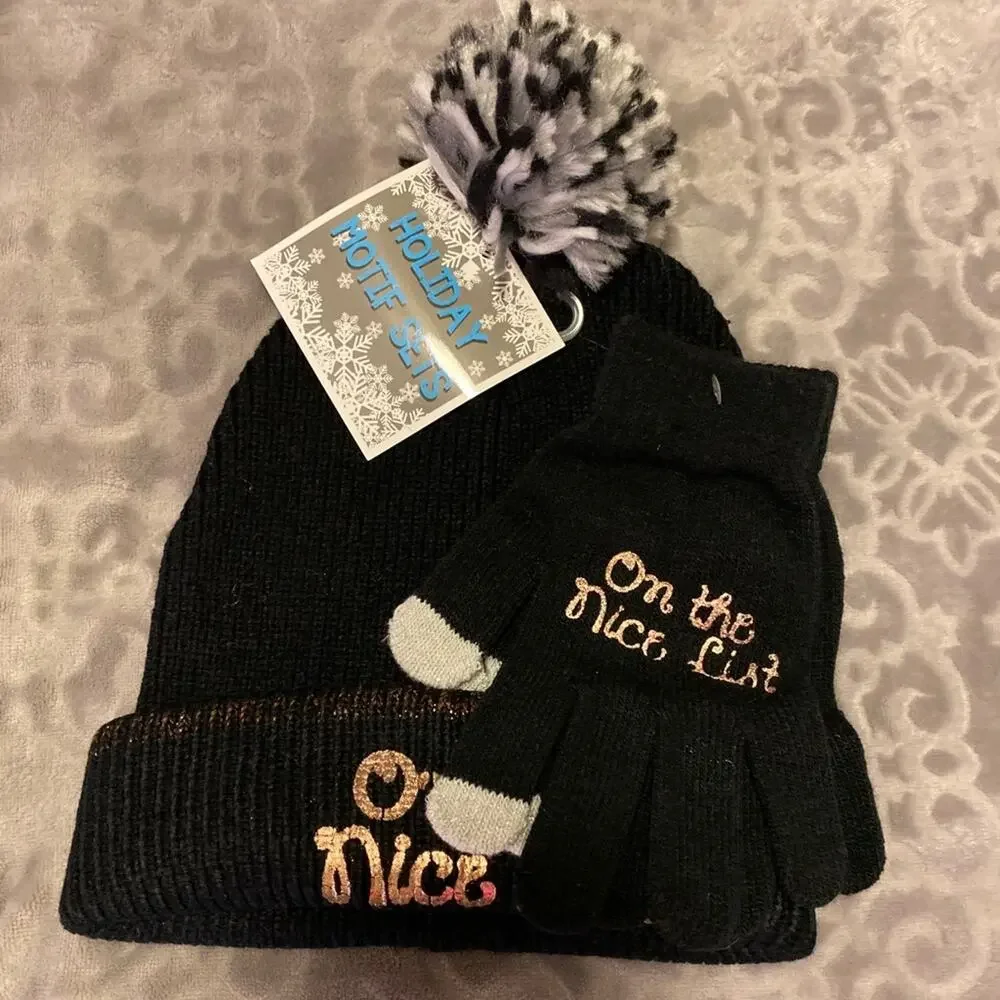 On the Nice List Knit Hat
